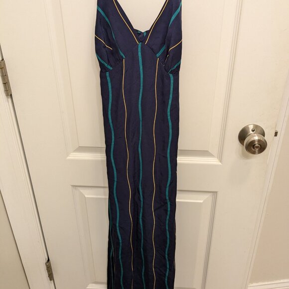 Layton Midi Dress in Stripe (Madewell) - Size 4 - Picture 2 of 3